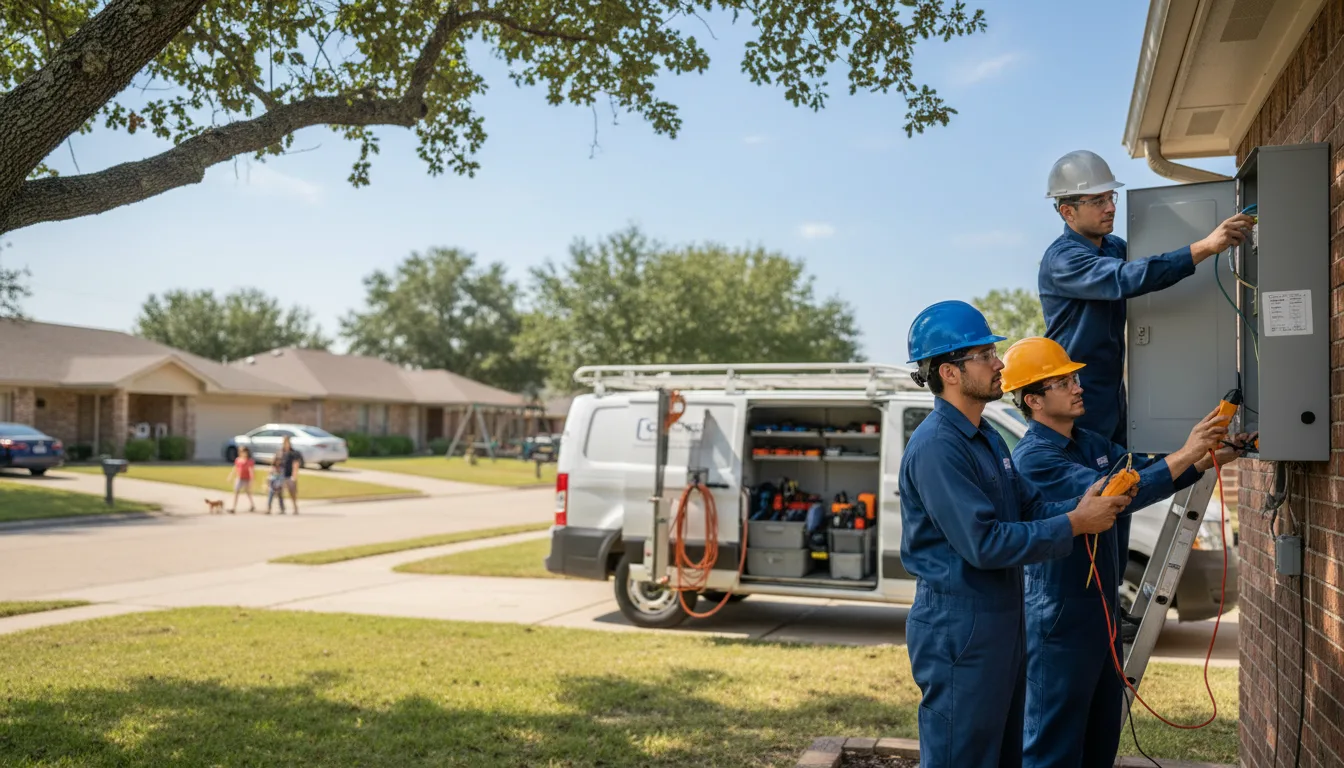 Certified electrician providing emergency electrical services in High Bridge, WI